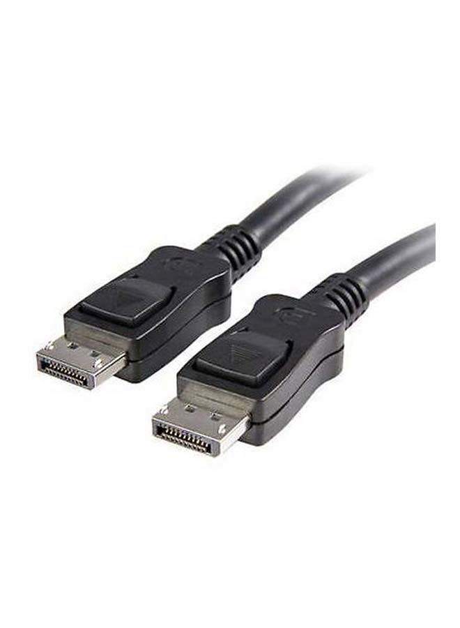 Display Port To Display Port Cable Black
