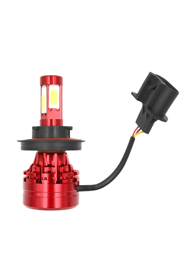 مصابيح LED أمامية للسيارة، H13 6000 كلفن، مصباح ضباب أمامي أبيض للسيارة - Image 3