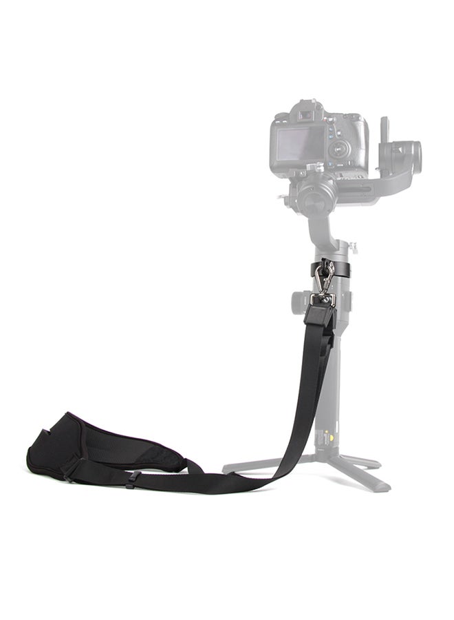 Generic - Shoulder Strap And Fixing Ring For DJI Ronin-S Gimbal Camera Stabilizer Black - Image 1