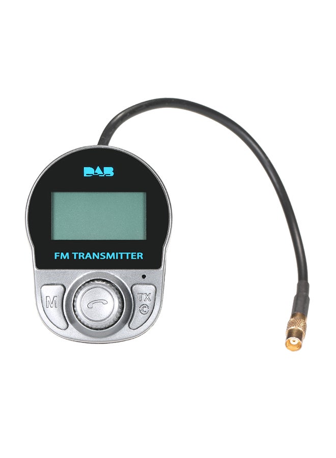 Generic - Mini BT DAB Radio Receiver FM Transmitter Digital Audio Broadcasting Music Player with USB Charger 5V/2.4A Support Hands-free Calling - Image 1