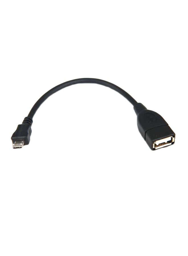 Micro USB OTG Adapter Black