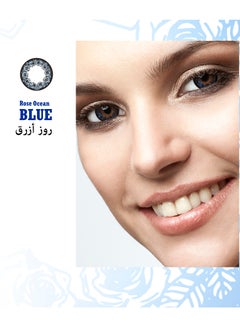 عدسات لاصقة وردية طراز 33092 unisex