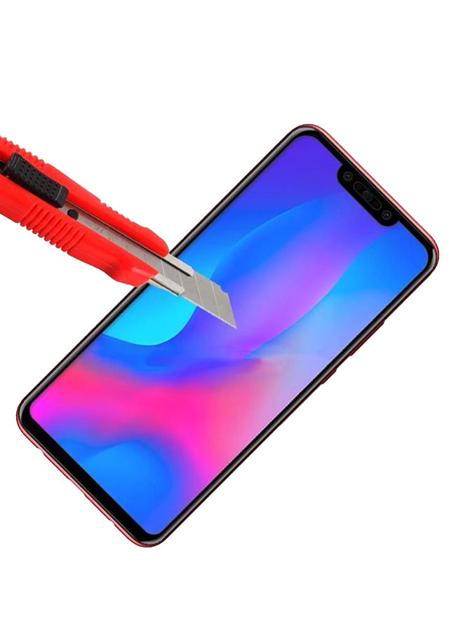 موز لاصقة حماية للشاشة من الزجاج المقوى 5D لهاتف هواوي نوفا 3I بقياس 6.3 بوصة أسود / شفاف - Image 2