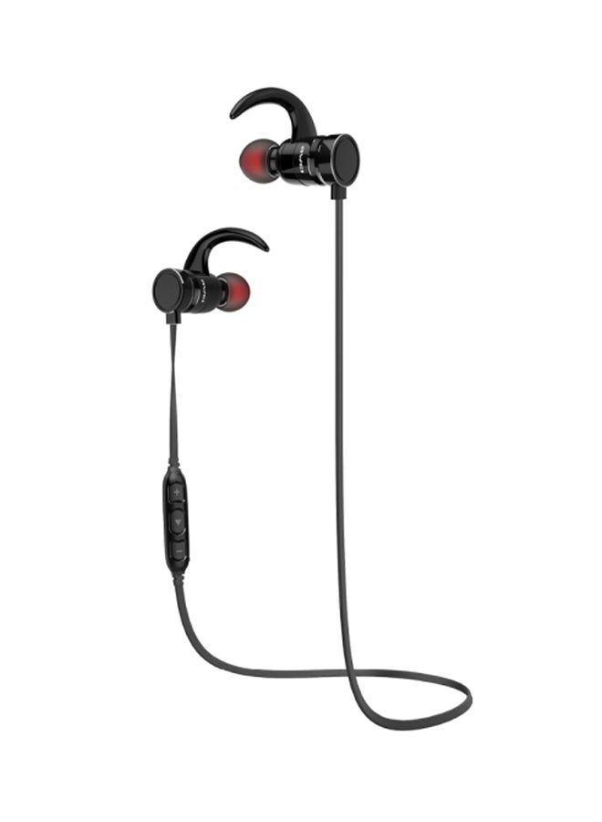 Awei Bluetooth In-Ear Earphones With Mic Gun metal