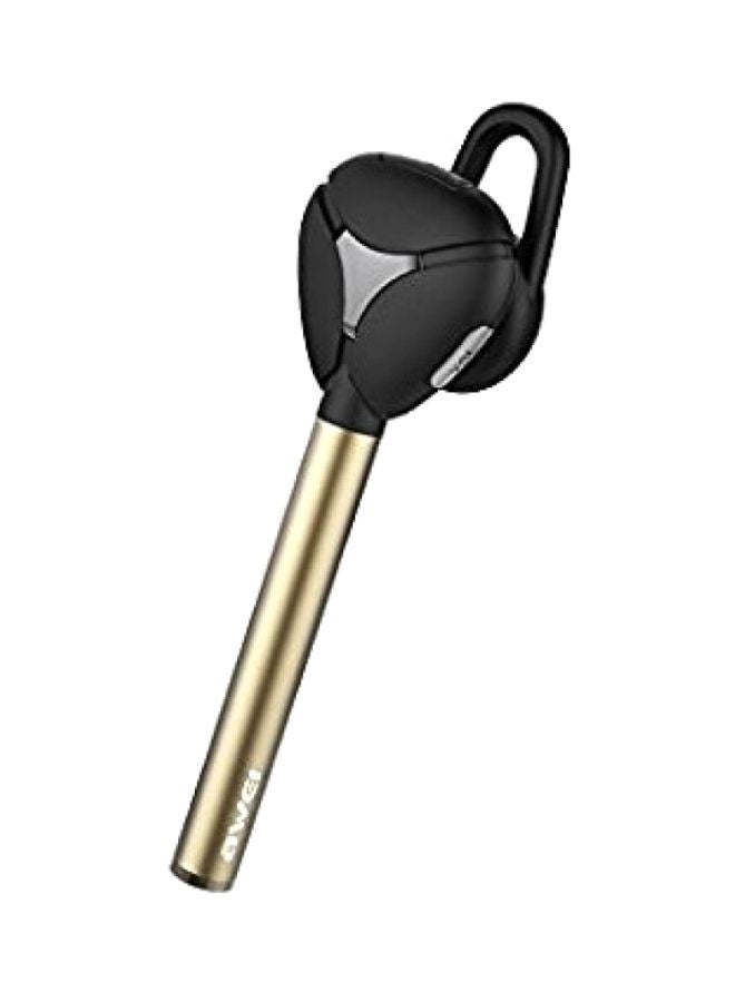 Awei Bluetooth Wireless In-Ear Headset With Mic Gold/Black  - Image 2
