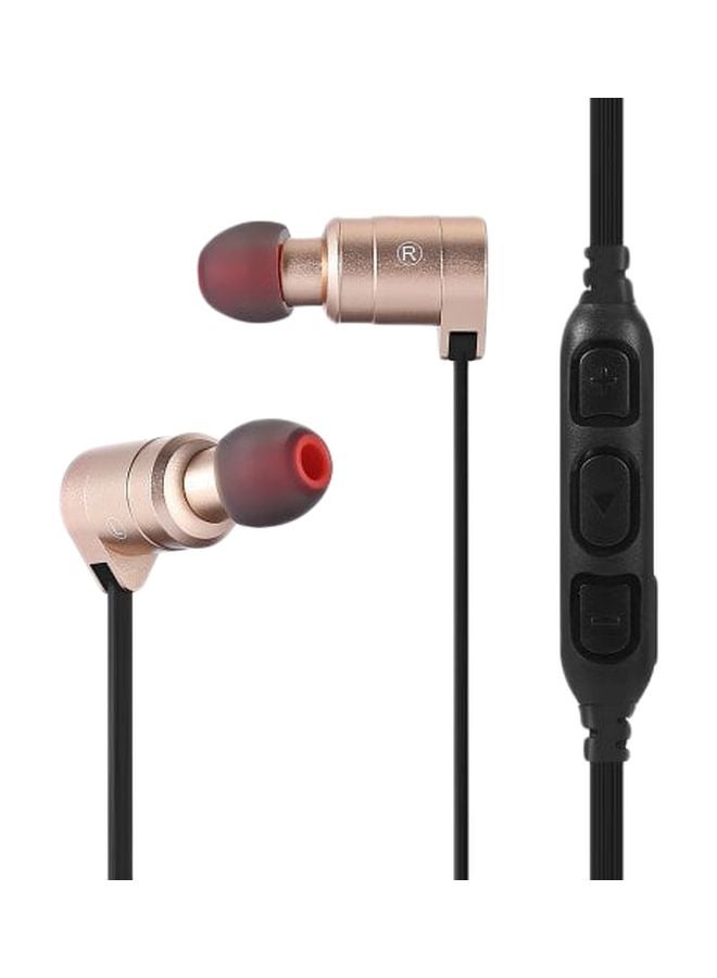Awei Magnetic Bluetooth In-Ear Earphones Black/Gold - Image 2