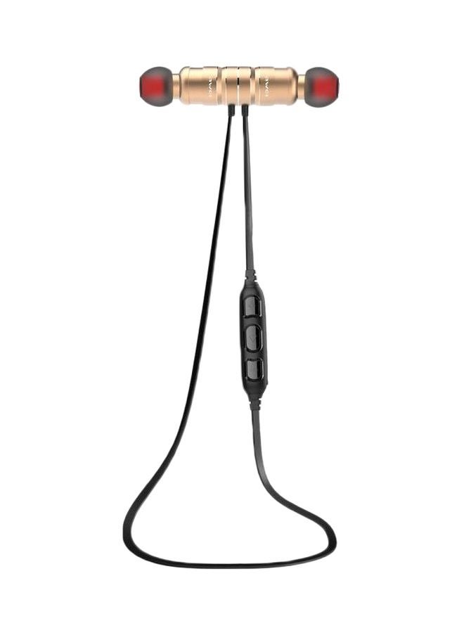 Awei In-Ear Bluetooth Earphones With Mic Gold/Black - Image 1