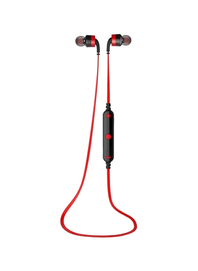 Awei Bluetooth In-Ear Earphones With Mic Red/Black - Image 1