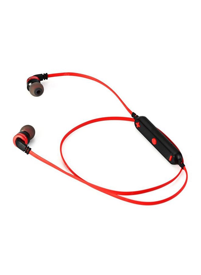 Awei Bluetooth In-Ear Earphones With Mic Red/Black - Image 2