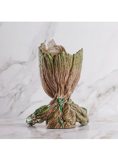 Generic Guardians Of The Galaxy Baby Groot Action Figure Flowerpot Grey/Green 15x9.5x13centimeter  - Image 2
