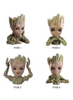 Generic Guardians Of The Galaxy Baby Groot Action Figure Flowerpot Grey/Green 15x9.5x13centimeter  - Image 3