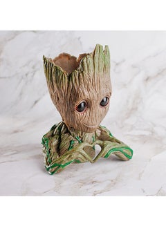 Generic Guardians Of The Galaxy Baby Groot Action Figure Flowerpot Grey/Green 15x9.5x13centimeter  - Image 4