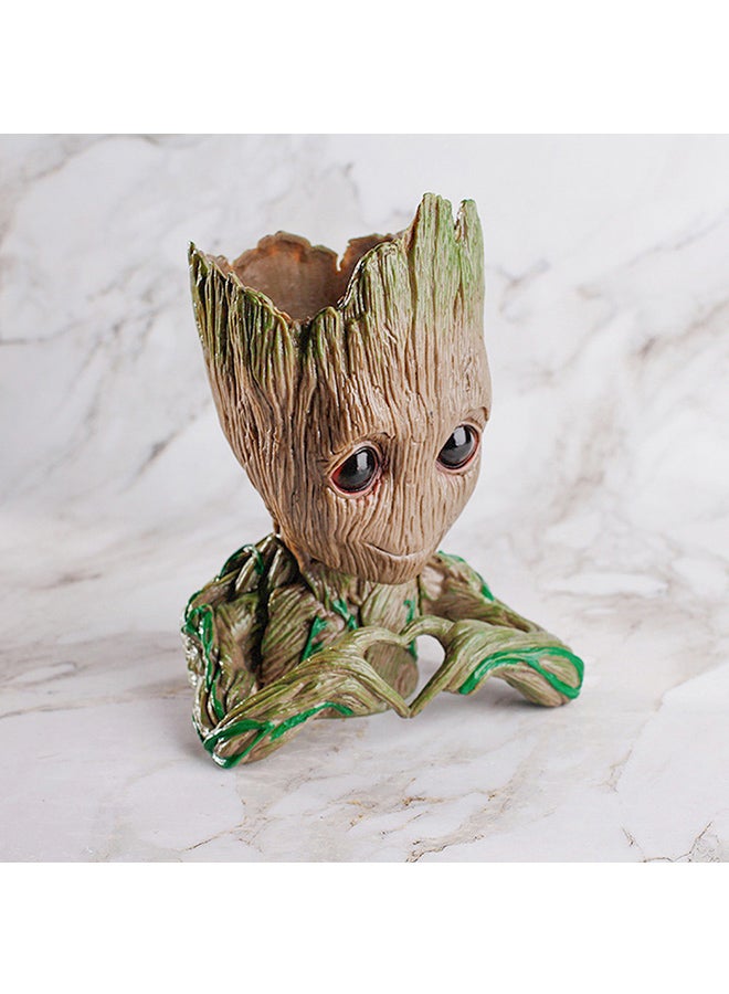 Generic Guardians Of The Galaxy Baby Groot Action Figure Flowerpot Grey/Green 15x9.5x13centimeter  - Image 4