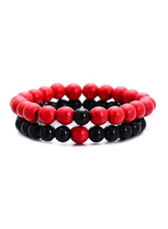 2-Piece Classic Beaded Bracelets