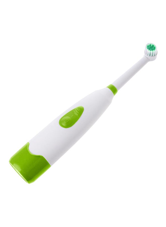 Automatic Ultrasonic Electric Toothbrush Green/White (190x 25x 25mm) - Image 1