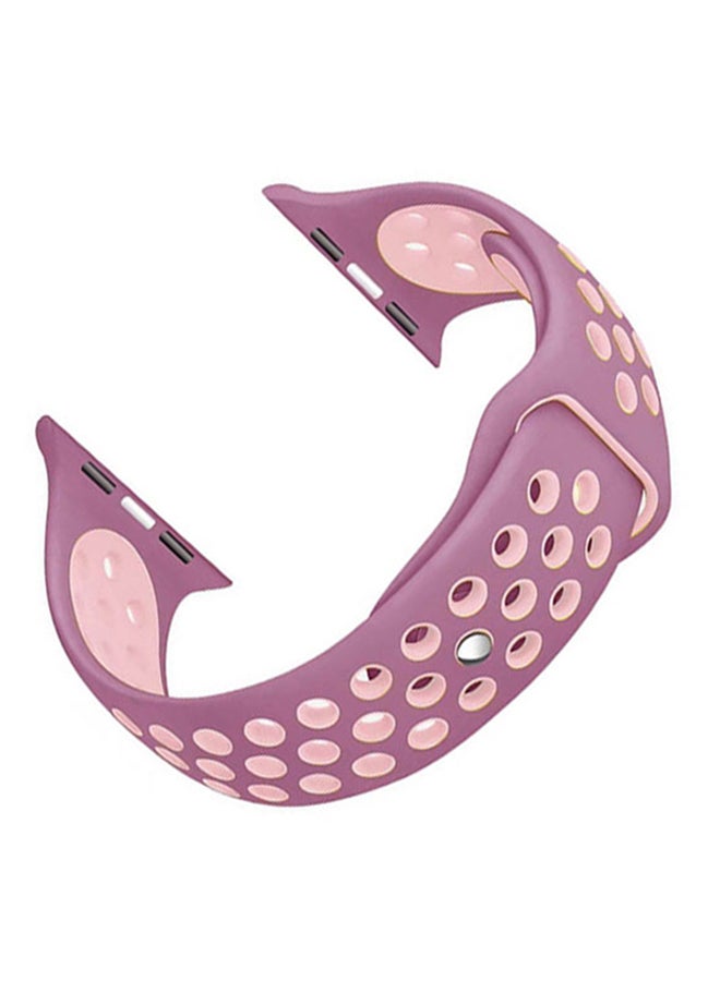 Silicone strap for Apple Watch Band Purple/Pink