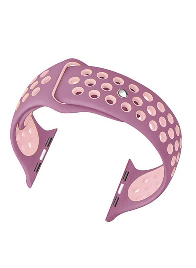 Silicone strap for Apple Watch Band Purple/Pink