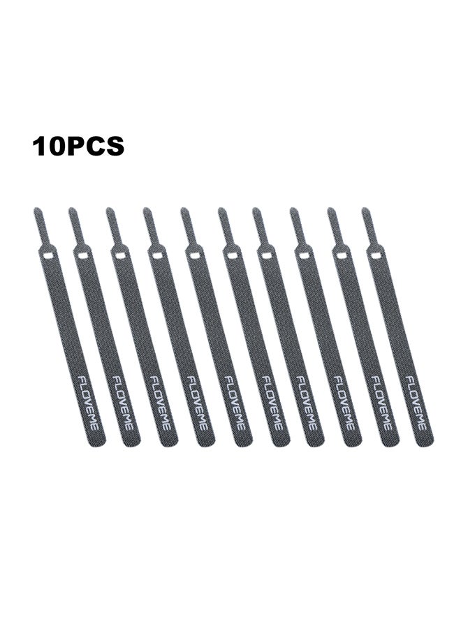 FLOVEME - 10-Piece Wire Winder Cable Holder Black - Image 1