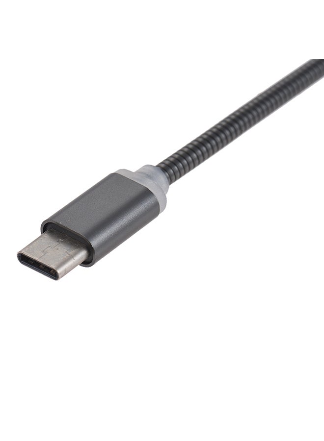 كابل USB نوع C سريع الشحن أسود - Image 3