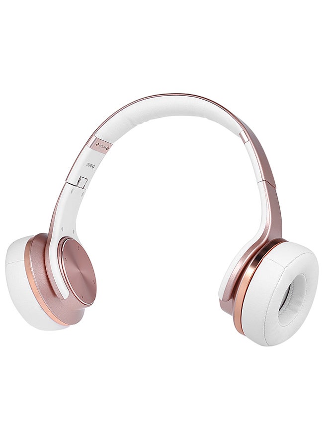 SODO Wireless 2-In-1 Over Ear Headphone With Speakers Rose Gold - Image 3