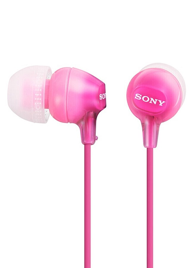 Sony - In-Ear 3.5mm Wired Headphone Pink - Image 1