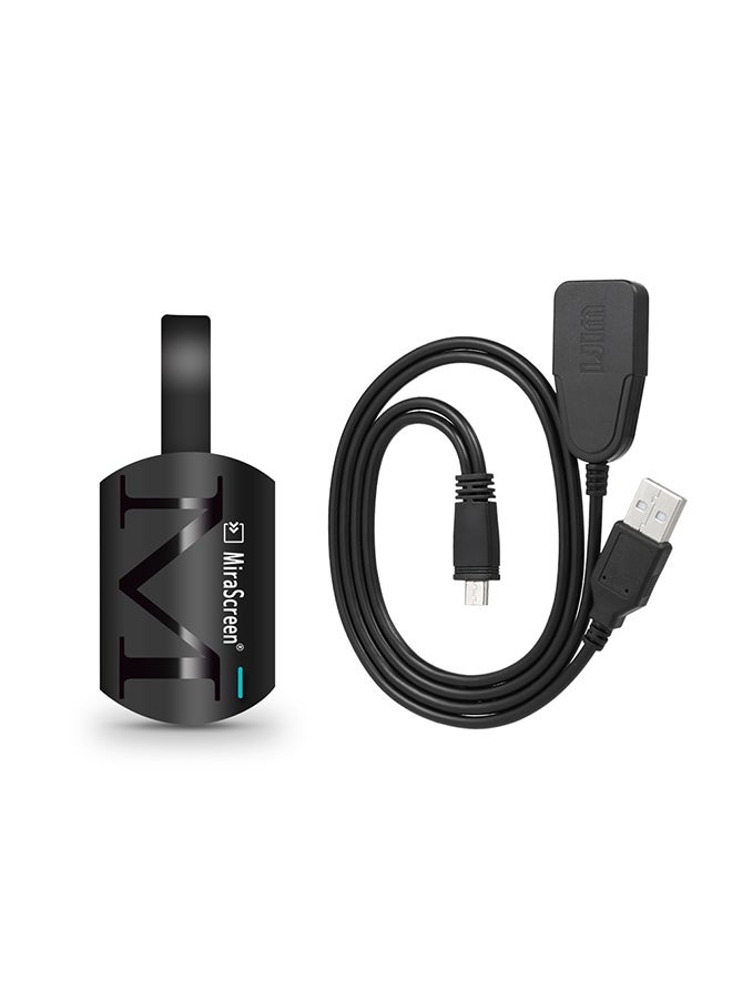 Mirascreen - G4 Wireless WiFi Display Dongle Receiver Black - Image 1