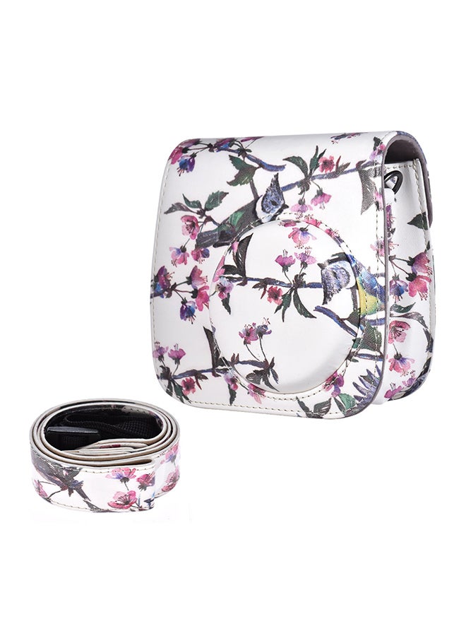 PU Protective Instant Camera Case Bag Pouch Protector with Strap for Fujifilm Instax Mini 8+/8s/8/9 Multicolor  - Image 1