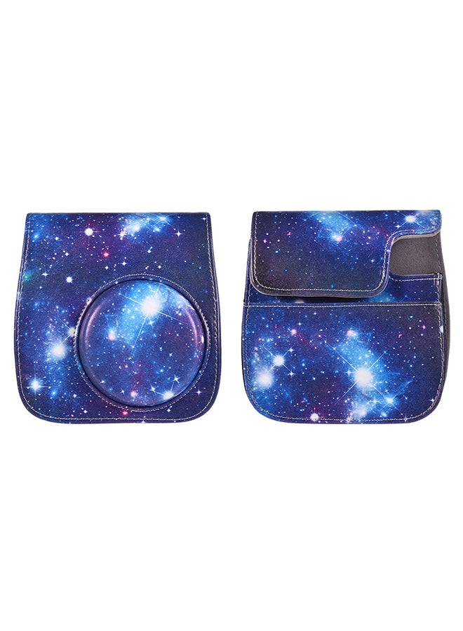 PU Protective Instant Camera Case Bag Pouch Protector with Strap for Fujifilm Instax Mini 8+/8s/8/9 Multicolor  - Image 3
