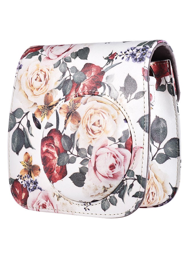 PU Protective Instant Camera Case Bag Pouch Protector with Strap for Fujifilm Instax Mini 8+/8s/8/9 Multicolor  - Image 1