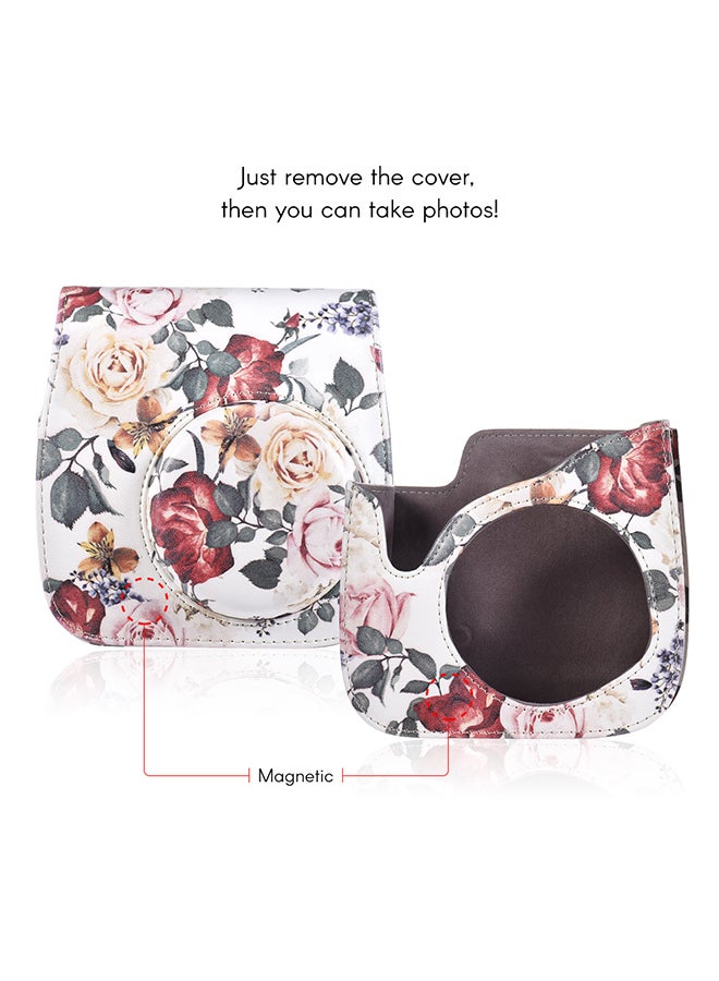 PU Protective Instant Camera Case Bag Pouch Protector with Strap for Fujifilm Instax Mini 8+/8s/8/9 Multicolor  - Image 2