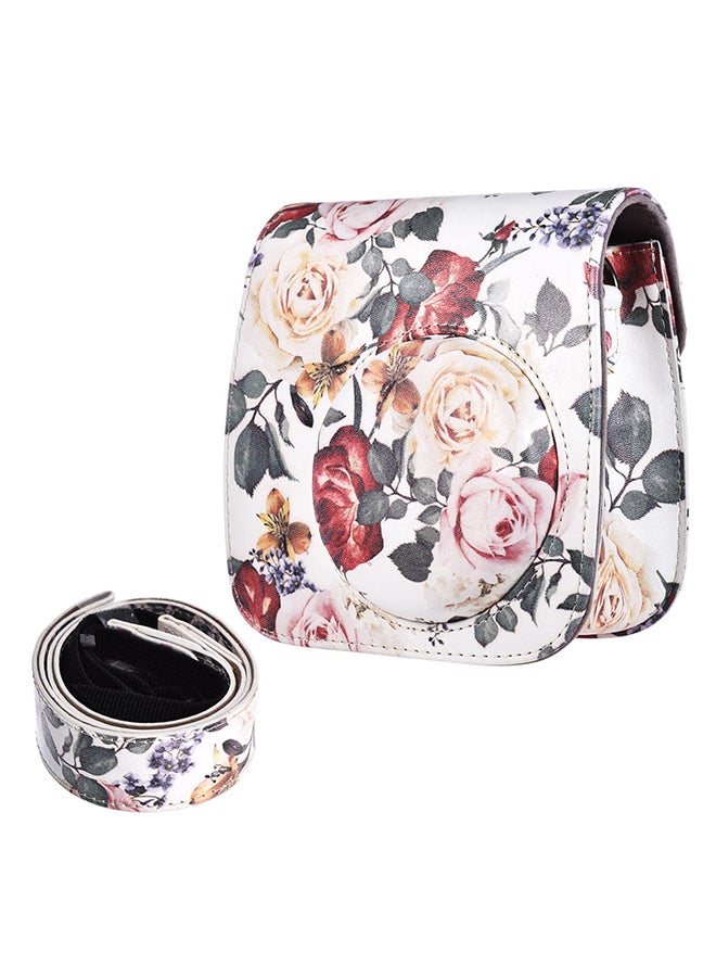 PU Protective Instant Camera Case Bag Pouch Protector with Strap for Fujifilm Instax Mini 8+/8s/8/9 Multicolor  - Image 3