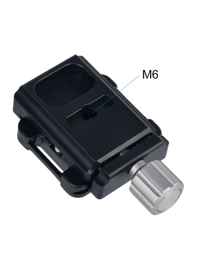 ANDOER DC-34 Quick Release Plate Clamp For Tripod Silver - Image 2