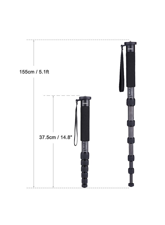 ANDOER - 6-Section Camera Monopod For DSLR And Camcorders Black - Image 1