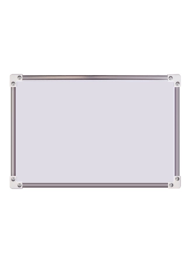 SBC - Aluminum Framed Magnetic Board,35x25 cm White/Grey - Image 1