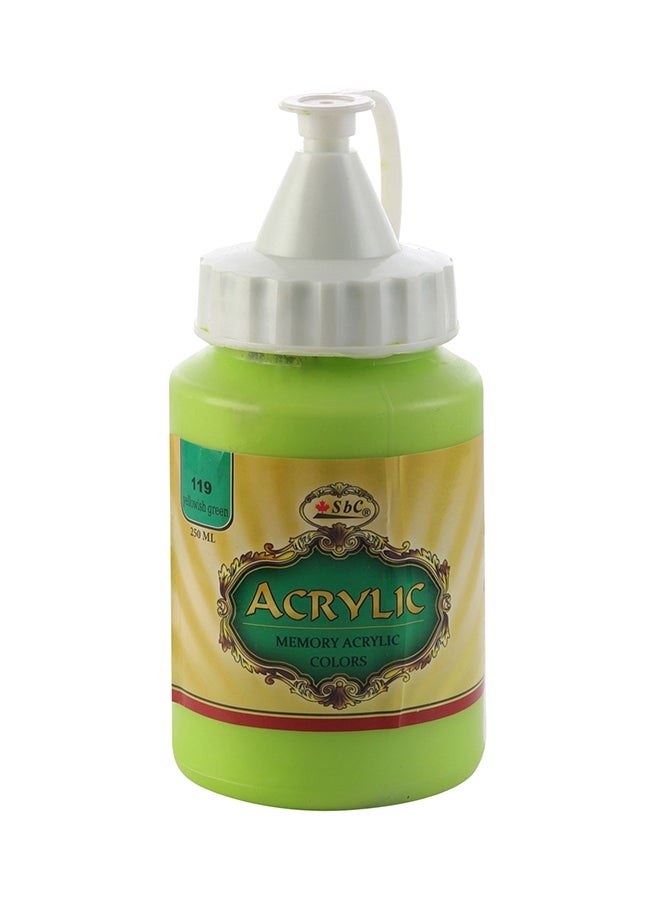 SBC - Memory Acrylic Colors, 119 Yellowish Green 119 Yellowish Green - Image 1