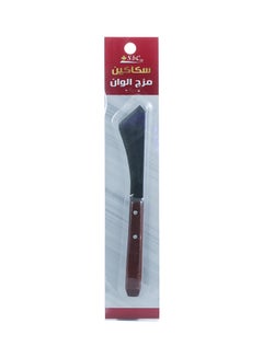 Steel Painting Knives with Wooden Handle, 18 cm Silver/Brown