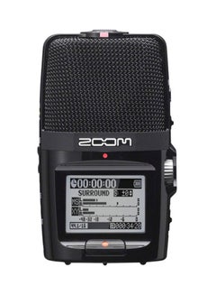 زوم مسجل رقمي يحمل باليد طراز H2N مع مشغل MP3 H2N-01 أسود  - Image 1
