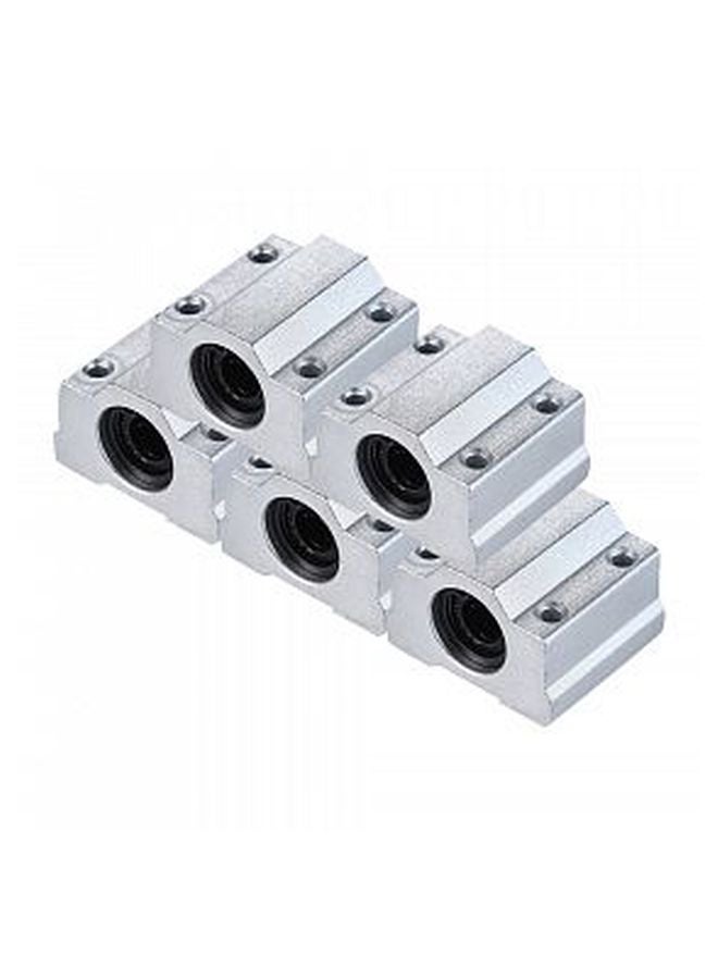 Generic - 5-Piece Linear Motion Ball Bearing Block Set Silver - Image 1
