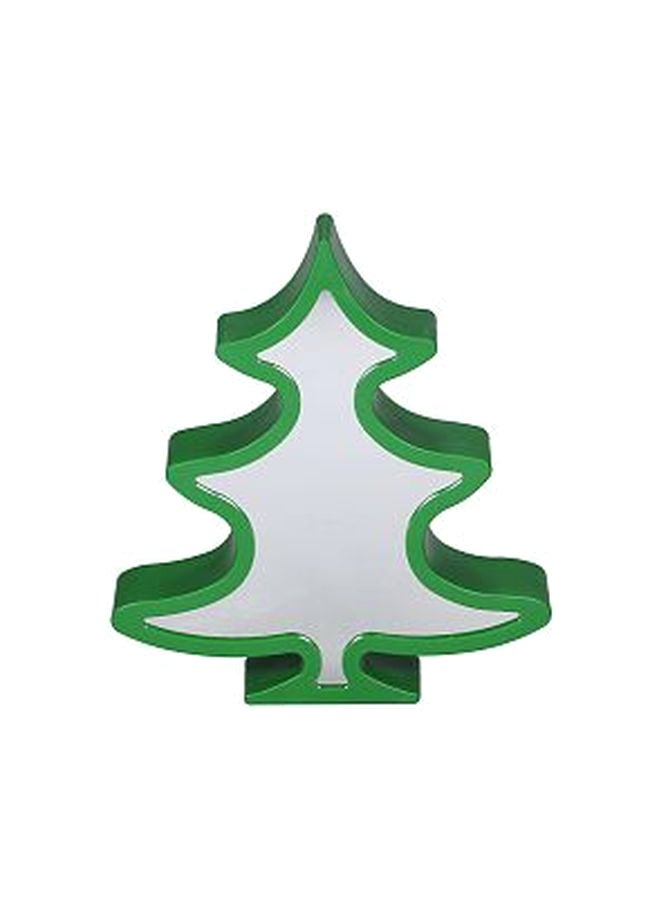 مصباح طاولة بإضاءة LED على شكل مرآة لتزيين المنزل أخضر 220x200x50mm  - Image 1
