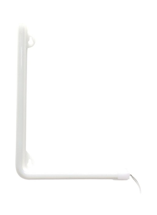 مصباح LED زخرفي على شكل حرف L أبيض دافئ - Image 1