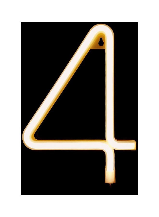 4-Shaped Decorative LED Lamp Warm White - Image 2