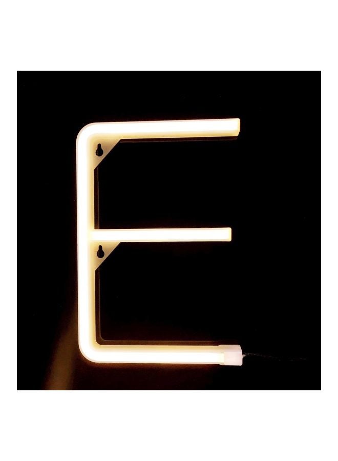 ماركة غير محددة مصباح LED زخرفي على شكل حرف E أبيض دافئ  - Image 2