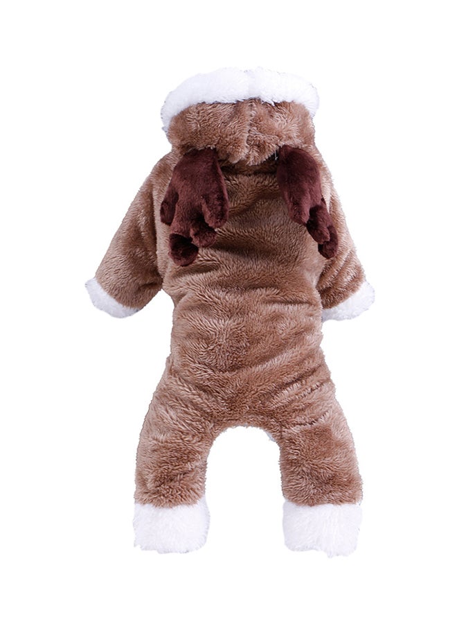 Soft Elk Hoodie For Dogs Brown - Image 1