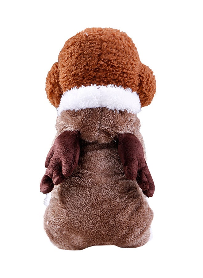 Soft Elk Hoodie For Dogs Brown - Image 4
