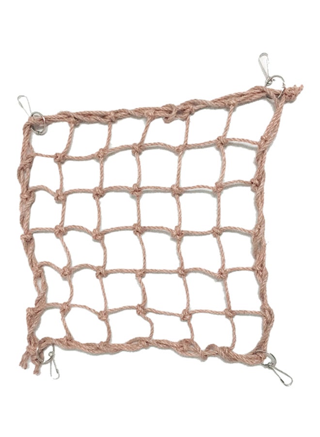 شبكة تسلق وأرجوحة شبكية للطيور متعدد الألوان - Image 1