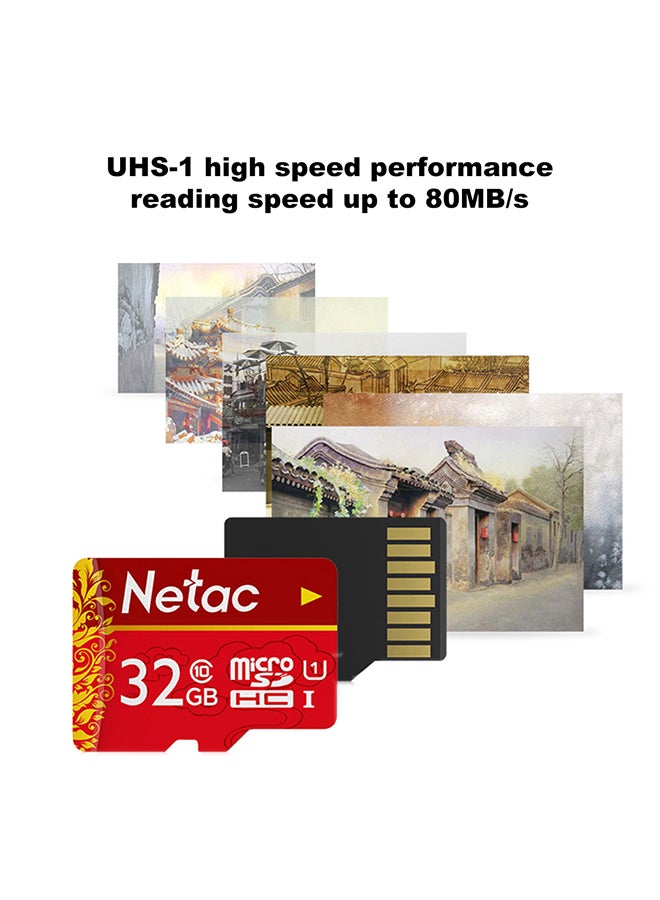 Netac - U1 C10 Traffic Recorder Monitoring Camera Mobile Phone Memory Card Multicolour - Image 1
