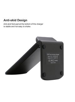 Generic Universal Qi Fast Wireless Charger Vertical Charger For iPhone USB Charger 10W Power Charging For Samsung S8 S9  - Image 3