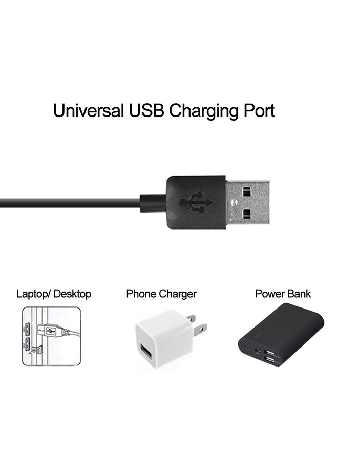 Generic - Smart Watch Charging Cable For Lg Smart Watch Urbane 2Nd Edition W200 With Usb Interface 1-Meter Black - Image 1