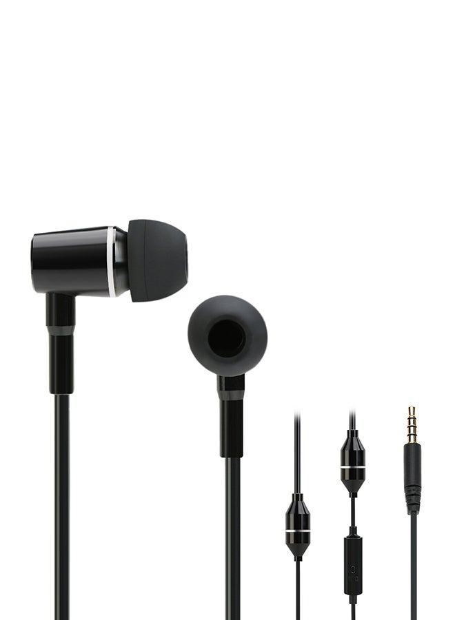 FC12 Stereo Music Headset Air Tube 3.5mm Anti-radiation Earphone In-ear Headphone Radiation Free Noise Reduction Line Control with Mic Black for Smart Phones Desktop Notebook Tablet PC  - Image 3