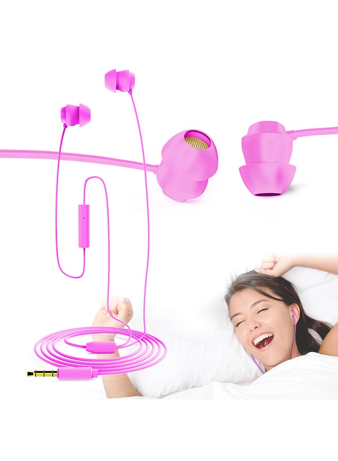Generic - X110 Sleep Earphones Anti-noise In-ear Headphones Ultra-soft Silicone Earbuds 3.5mm Wired Headset for iPhone Android Smart Phones - Image 1